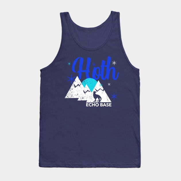 Hoth Retro 2 Tank Top by PopCultureShirts